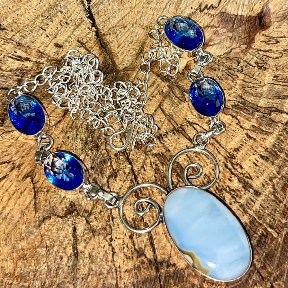 Owyhee Opal Pendant Necklace - Picture 15 of 16